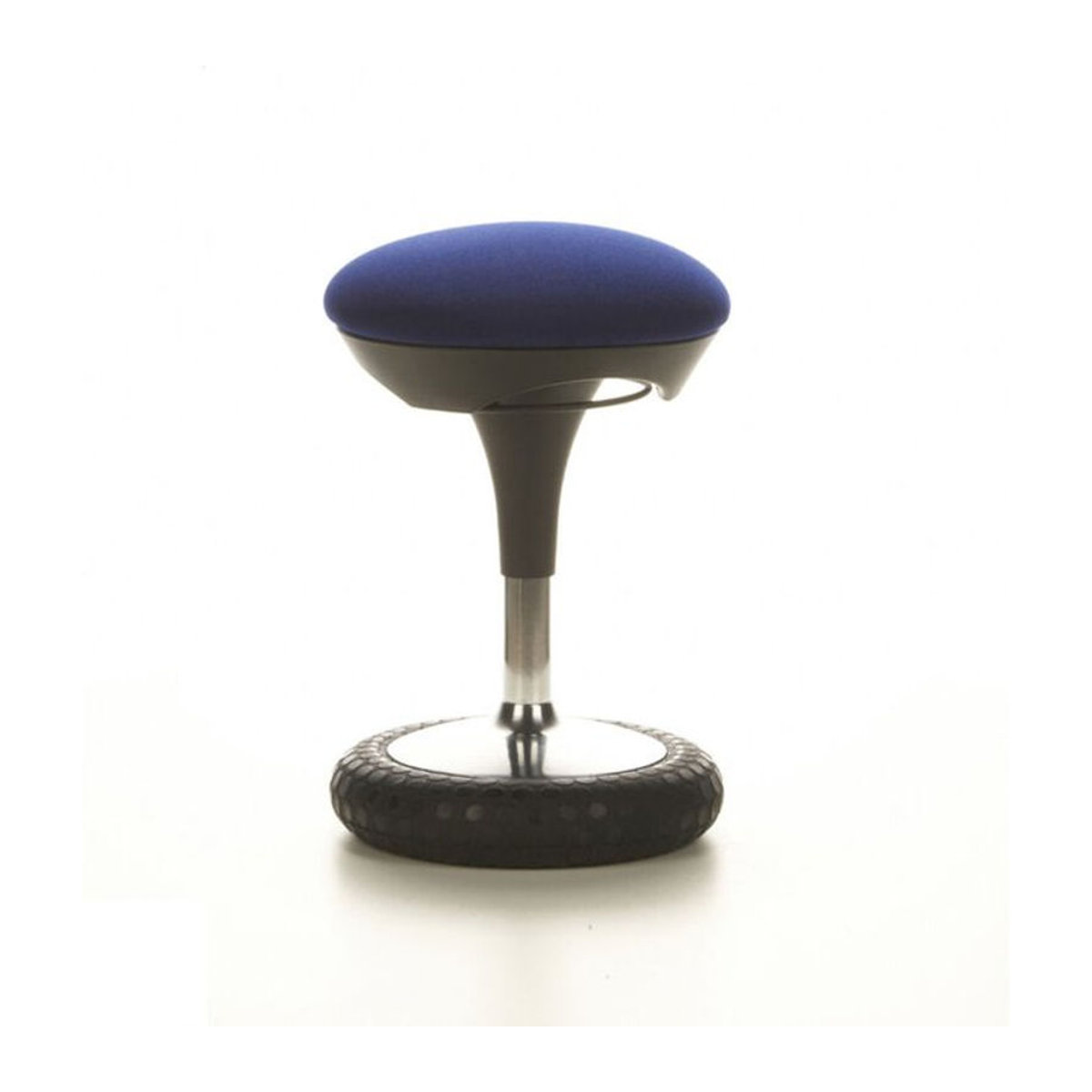 Topstar Sitness 20 Ergonomiestuhl als Stehhilfe in Blau mit Chrom-Gestell und Stoffbezug - Bild 2