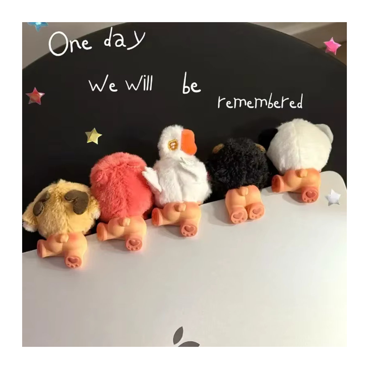 TOPTOY DIESER Bär Mini Crawling Animal Party Series Blind Box, Rosa, Figurensammlung aus Kunststoff - Bild 3
