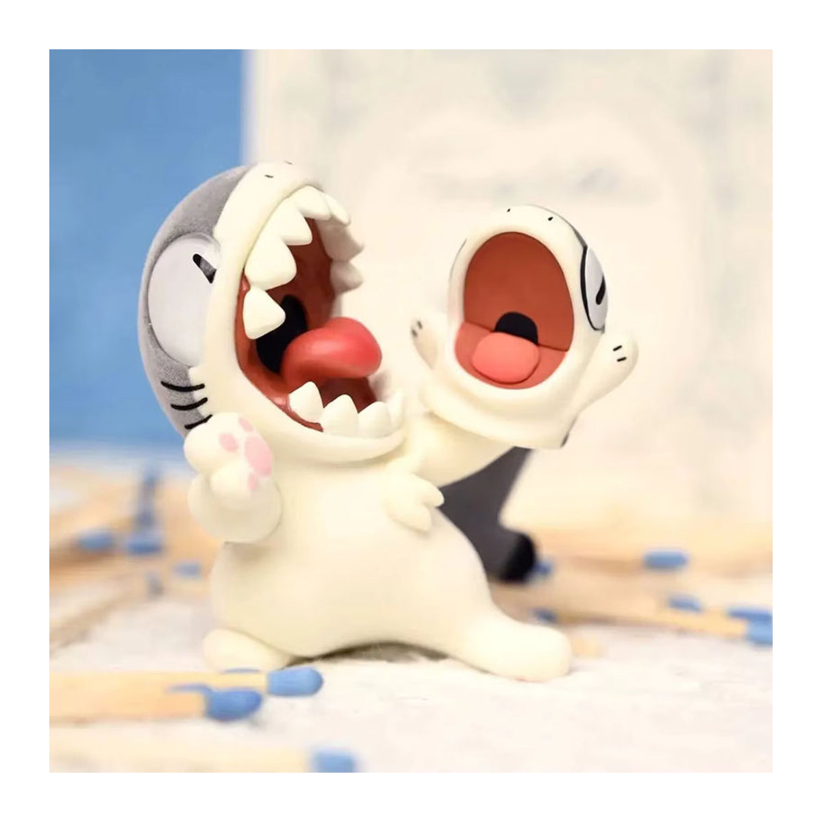 TOPTOY I Am Sharkitty Series Blind Box – Handgefertigte Sammlerfigur aus Kunstharz in Mehrfarbig - Bild 3