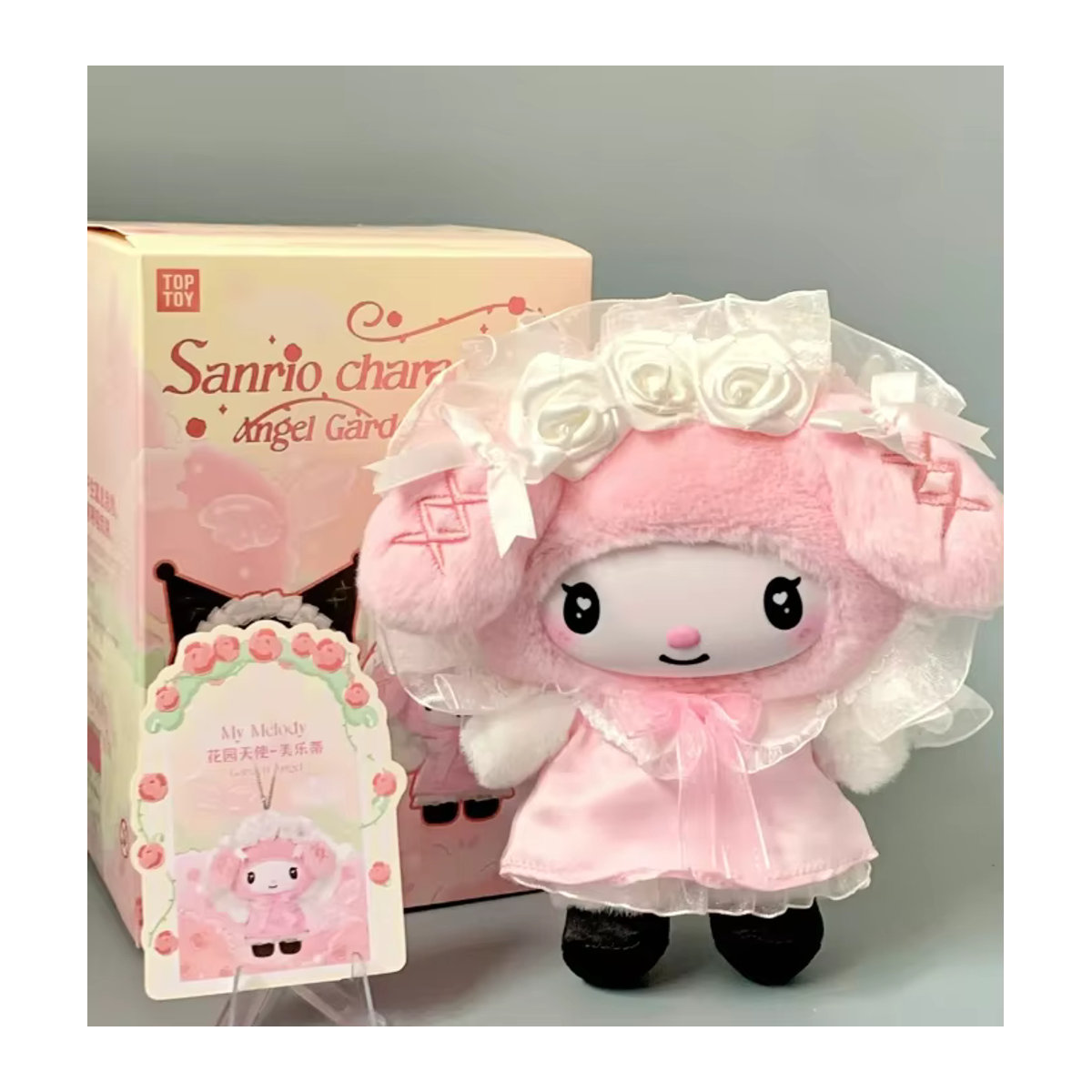 Toptoy Sanrio Family Angel Garden Series Vinyl Blind Box Kuromi und My Melody Figuren in Mehrfarbig - Bild 2