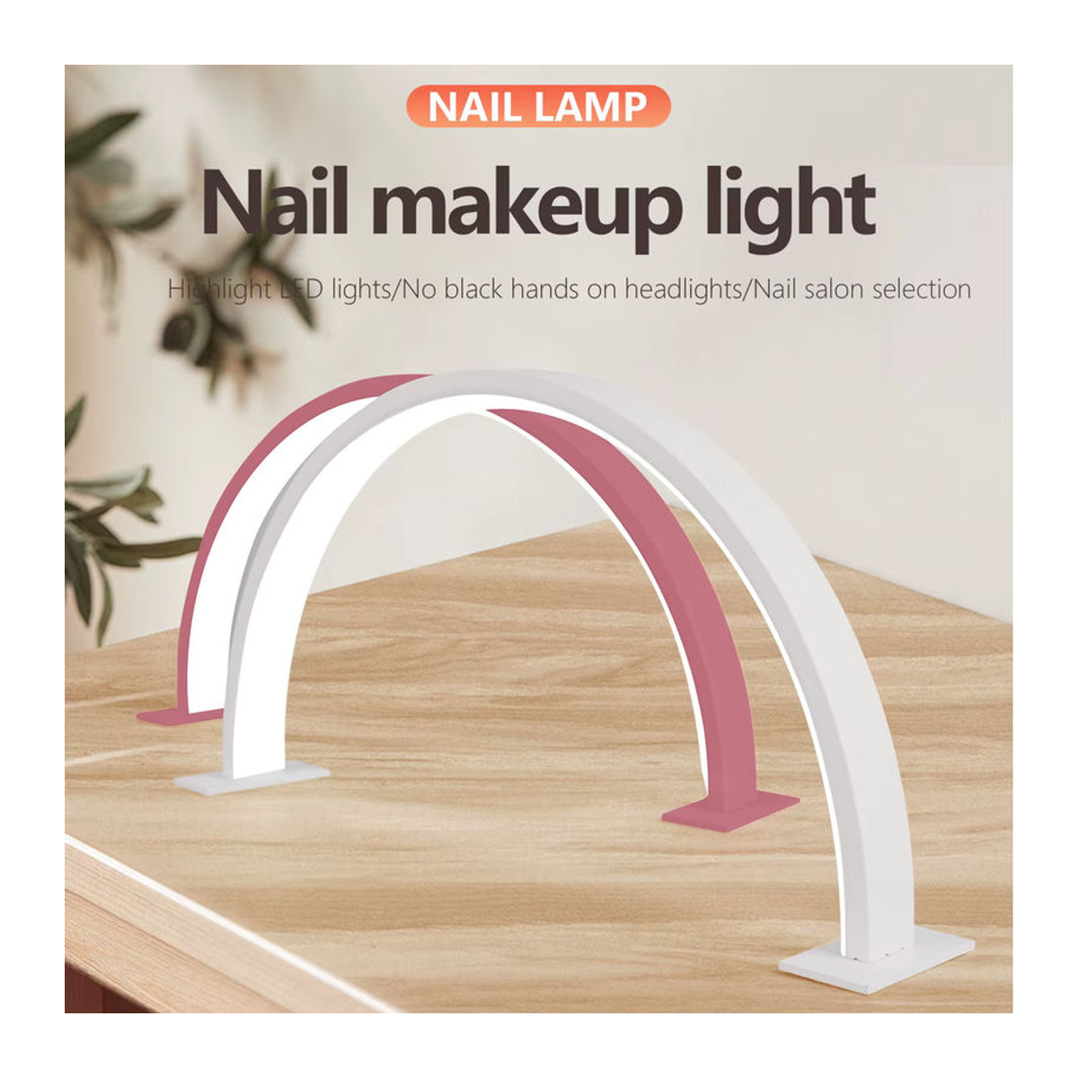 Topwinson LED Nagellampe mit USB-Anschluss für Nagelstudio und Stickerei in minimalistischem Design - Bild 2