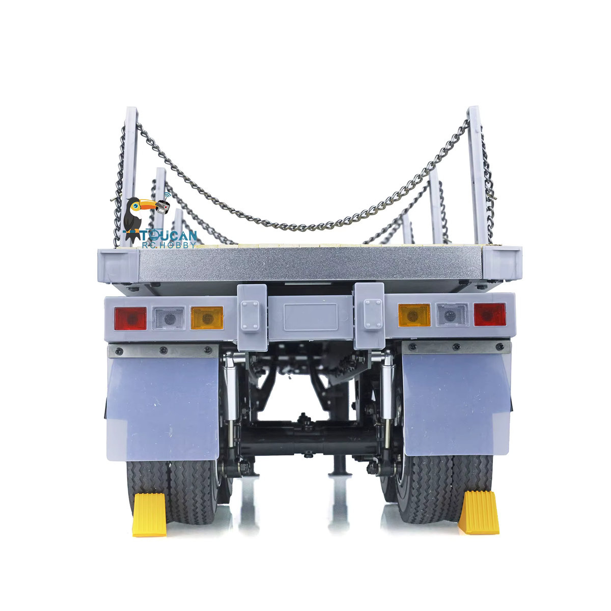 ToucanHobby RC Traktor Flachbett-Halbanhänger LKW-KIT mit 2 Achsen für ferngesteuerte Fahrzeuge TH01024 - Bild 6