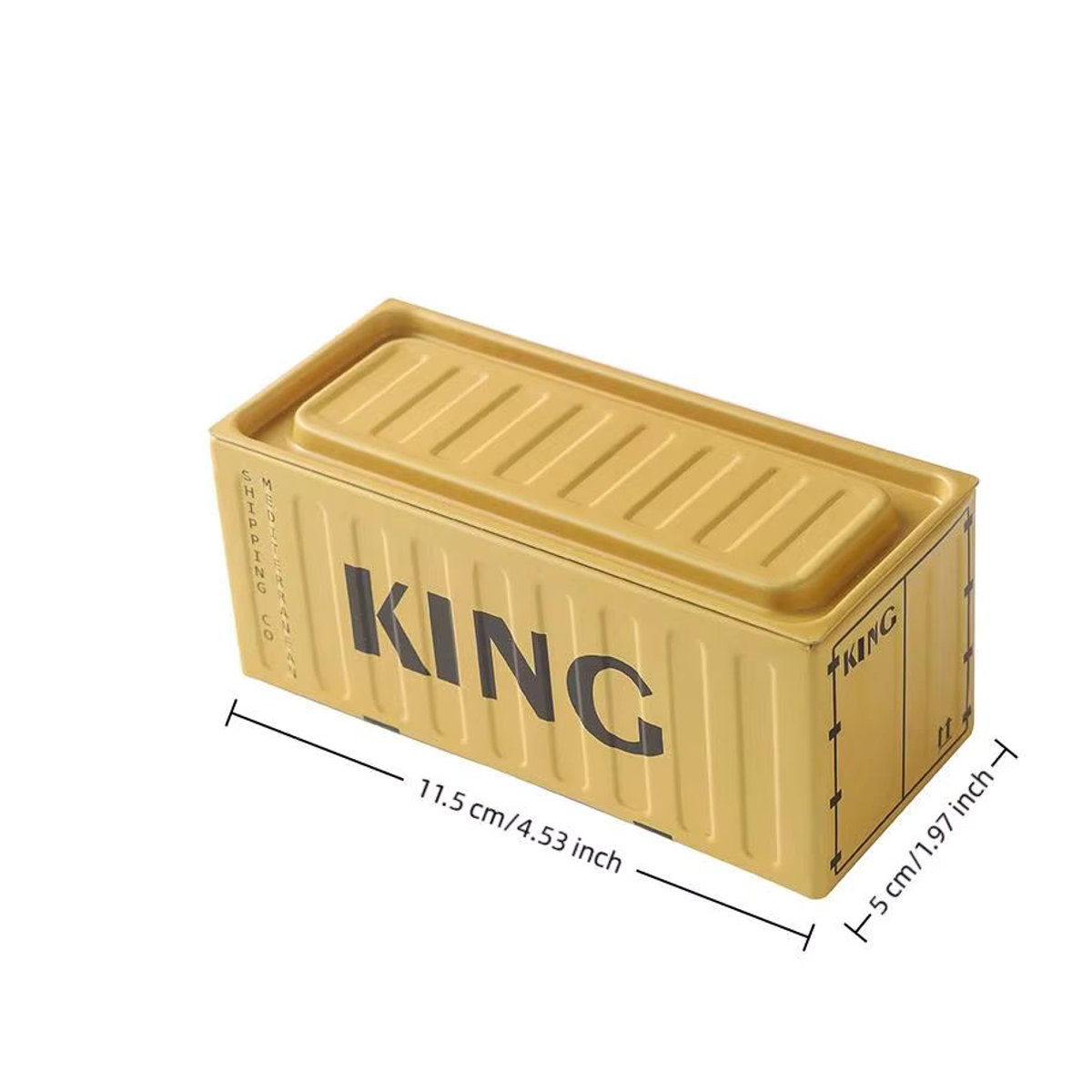 TPXCKz Mini-Container aus Metall im Vintage-Stil, stapelbarer Desktop-Organizer und dekoratives Miniaturmodell in Blau und Mehrfarbig - Bild 6