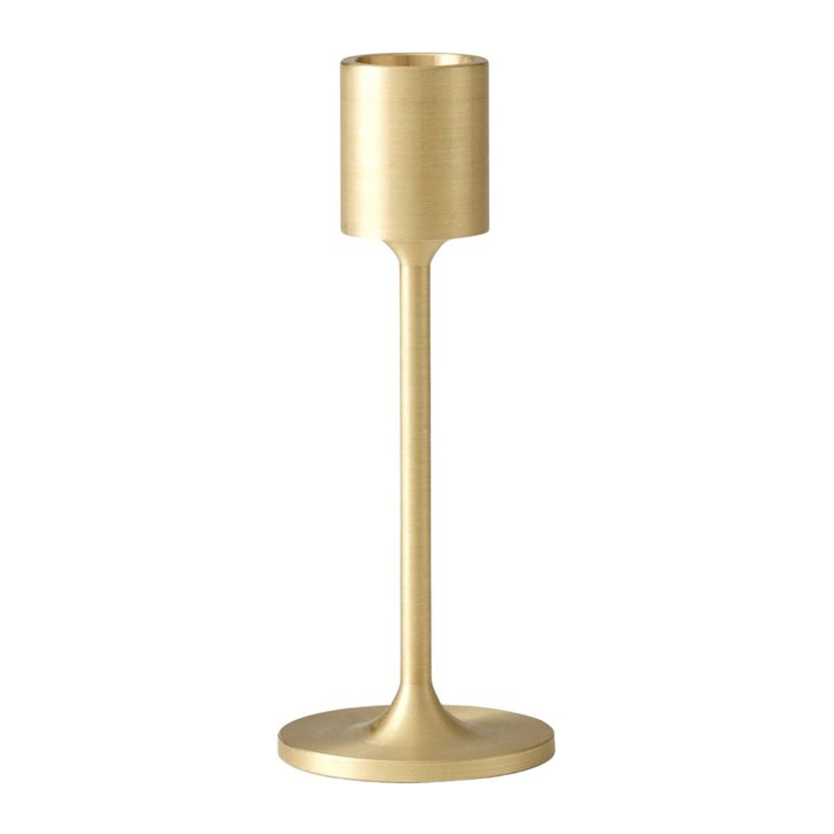 &Tradition Collect Kerzenhalter Dorn in Gold aus Messing für Tafelkerzen - Bild 1