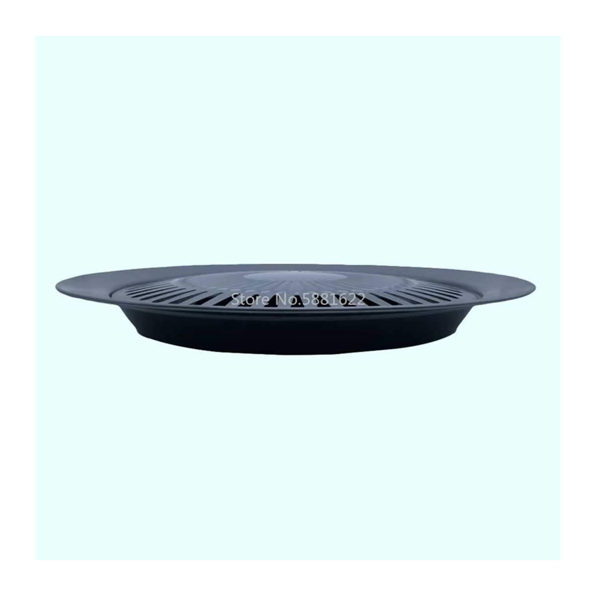 Tragbare Koreanische Gasgrill Pfanne aus Gusseisen in Schwarz für Outdoor und Haushalt - Bild 5