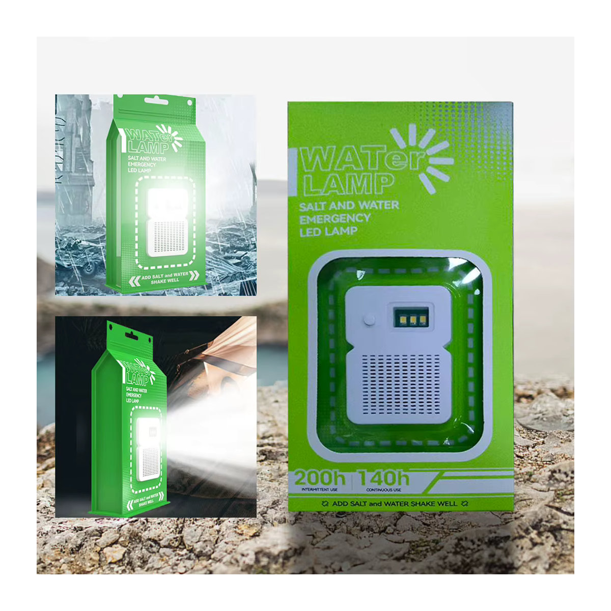 Tragbare LED Salzwasser-Notlampe wasserdicht und energiesparend für Camping, Angeln und Reisen - Bild 4