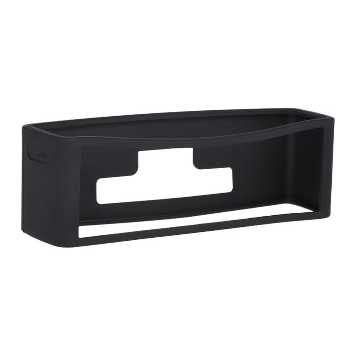 Tragbare Silikon Schutzhülle für Bose SoundLink Mini I und II Bluetooth-Lautsprecher in Schwarz mit minimalistischem Design - Bild 1