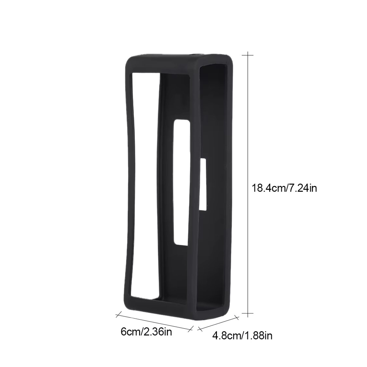 Tragbare Silikon Schutzhülle für Bose SoundLink Mini I und II Bluetooth-Lautsprecher in Schwarz mit minimalistischem Design - Bild 2