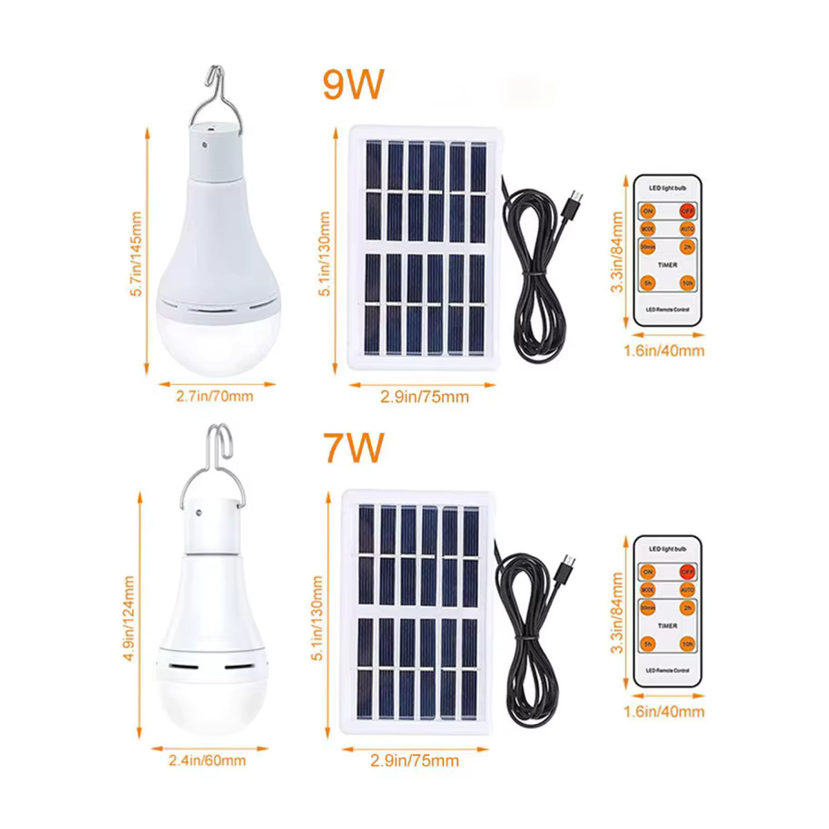 Tragbare Solar-LED-Lampe in Weiß mit USB-Aufladung und wasserdichtem Design für Garten, Terrasse und Outdoor-Aktivitäten - Bild 6
