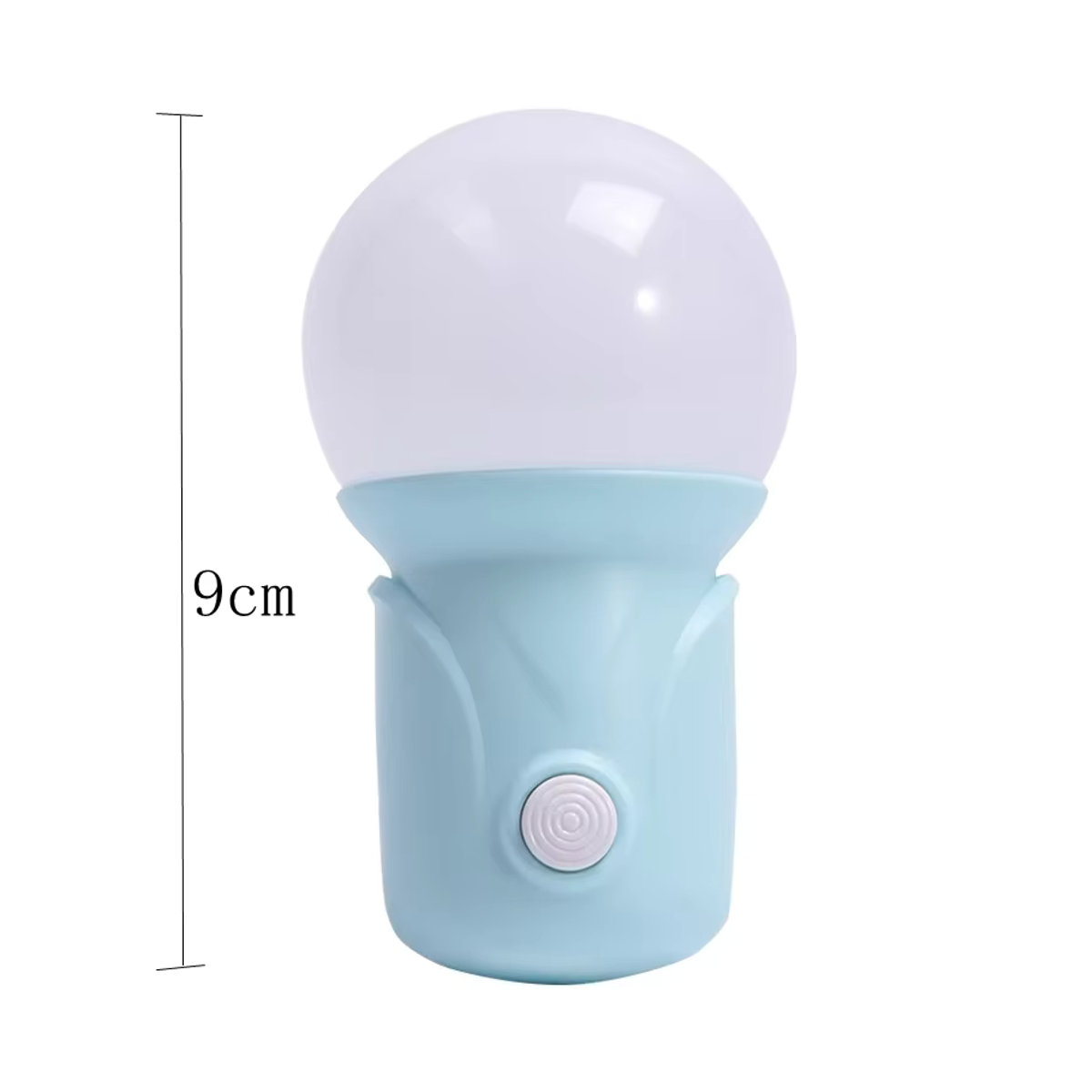 Tragbares LED Nachtlicht in Weiß mit 2 Farben für Schlafzimmer und Korridor im minimalistischen Design - Bild 5