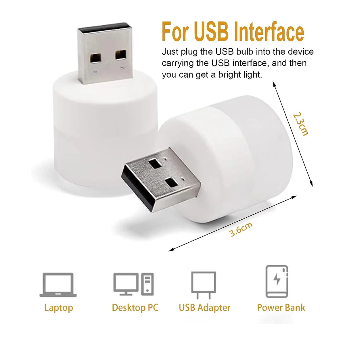 Tragbares Mini USB LED Nachtlicht für Auto und Computer zur Augenpflege beim Lesen - Bild 6