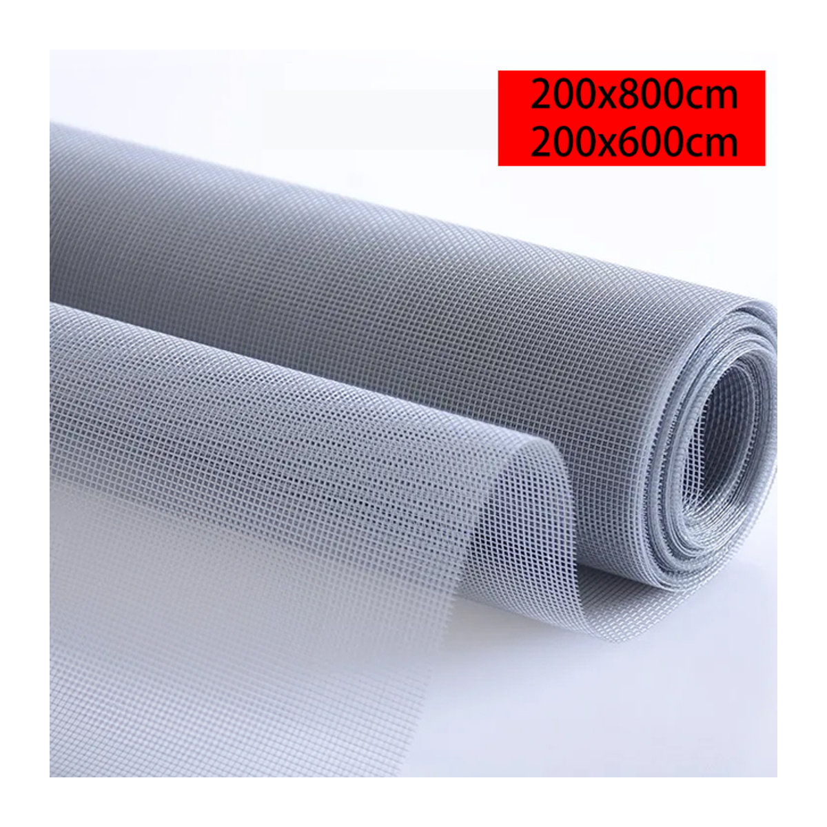 TranquilTouch Insektenschutz Netzschirm in Grau, B: 800 cm, H: 200 cm - Bild 1