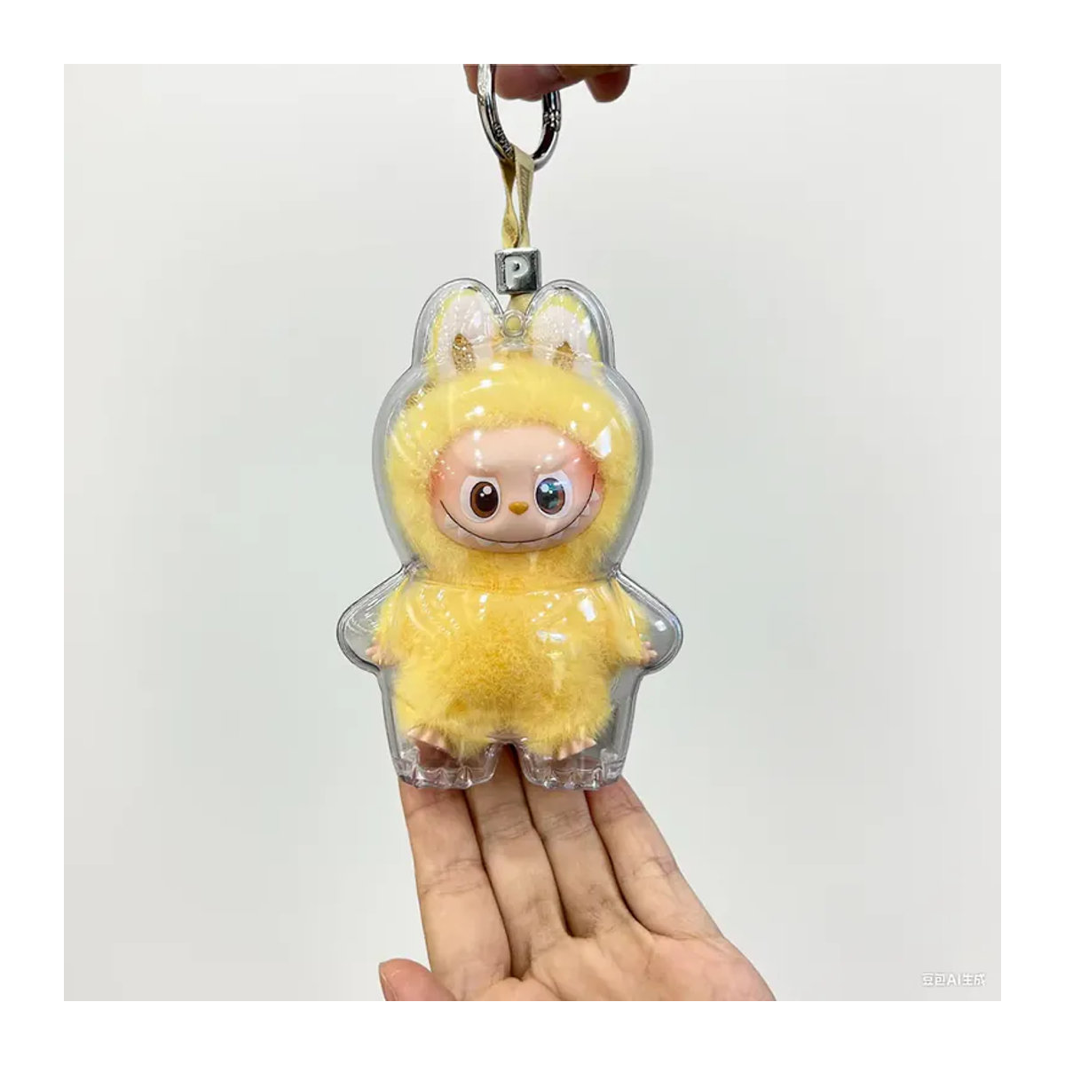 Transparente Schutzhülle für Labubu 4,0 FOR LOVE Serie Plüschpuppen als Staubschutz und Aufbewahrungsbox - Bild 3