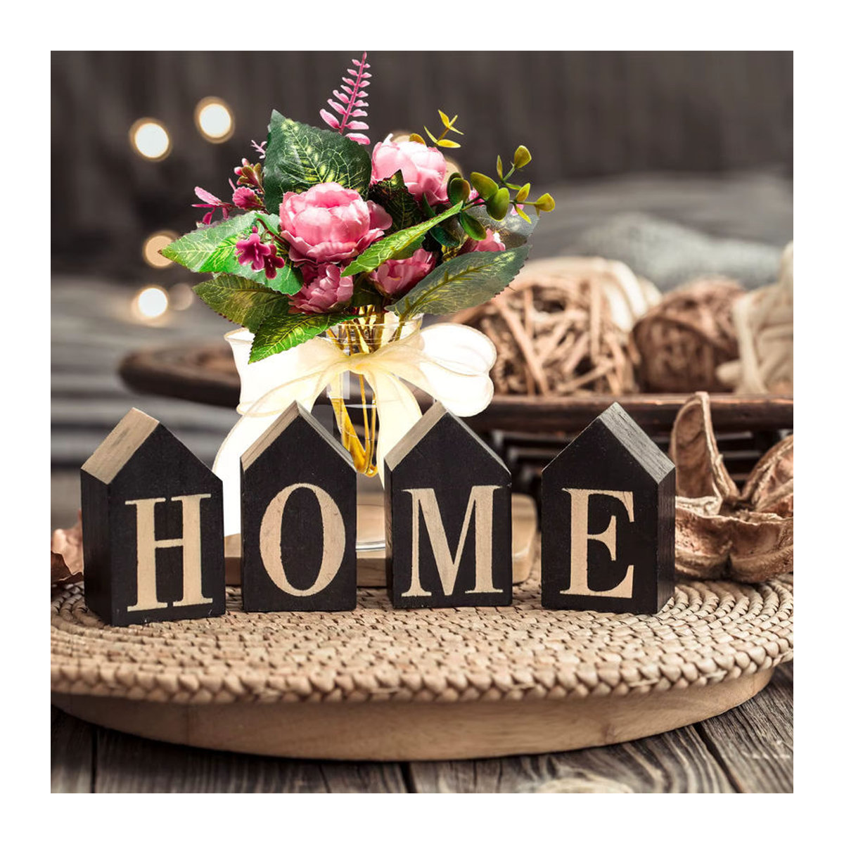 Transparente zylindrische Kunststoffvase für Schnittblumen und Tischdekoration zur Hochzeit oder für dein Zuhause - Bild 6