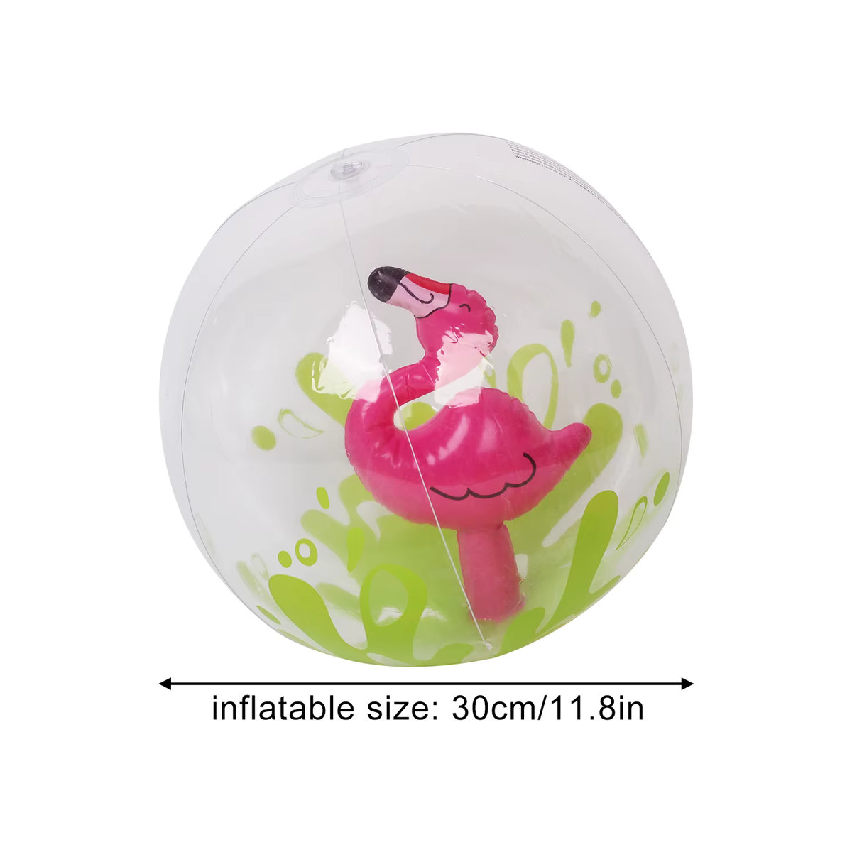 Transparenter aufblasbarer Strandball als Pool-Accessoire und Wasserparty-Dekoration - Bild 6
