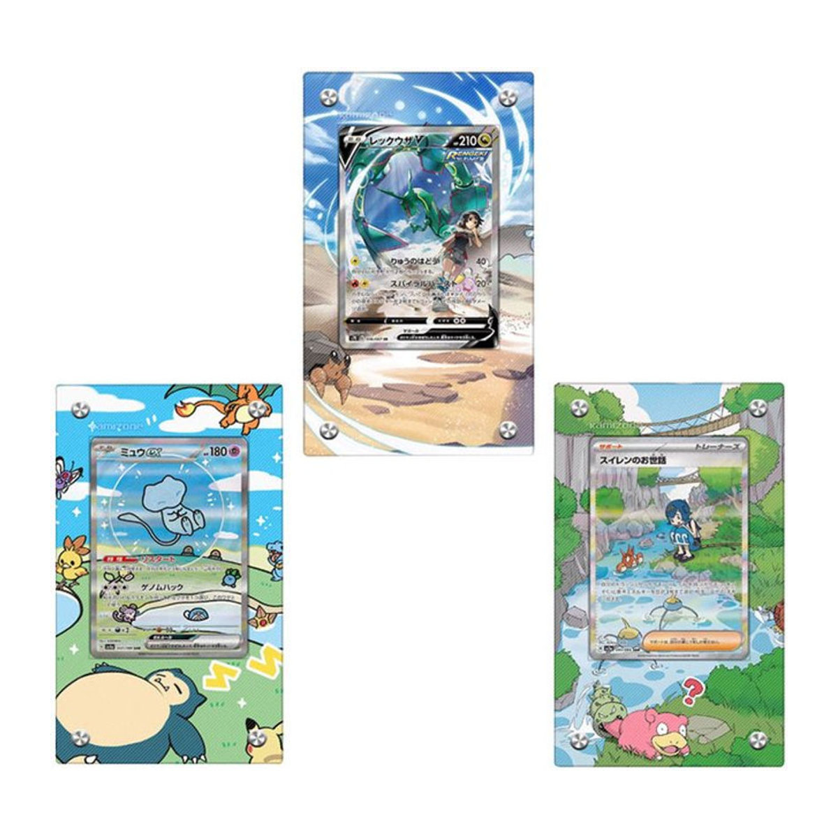 Transparentes Display Stand für Pokémon Sammelkarten von Takara Tomy als Tischaufsteller zur Dekoration - Bild 1