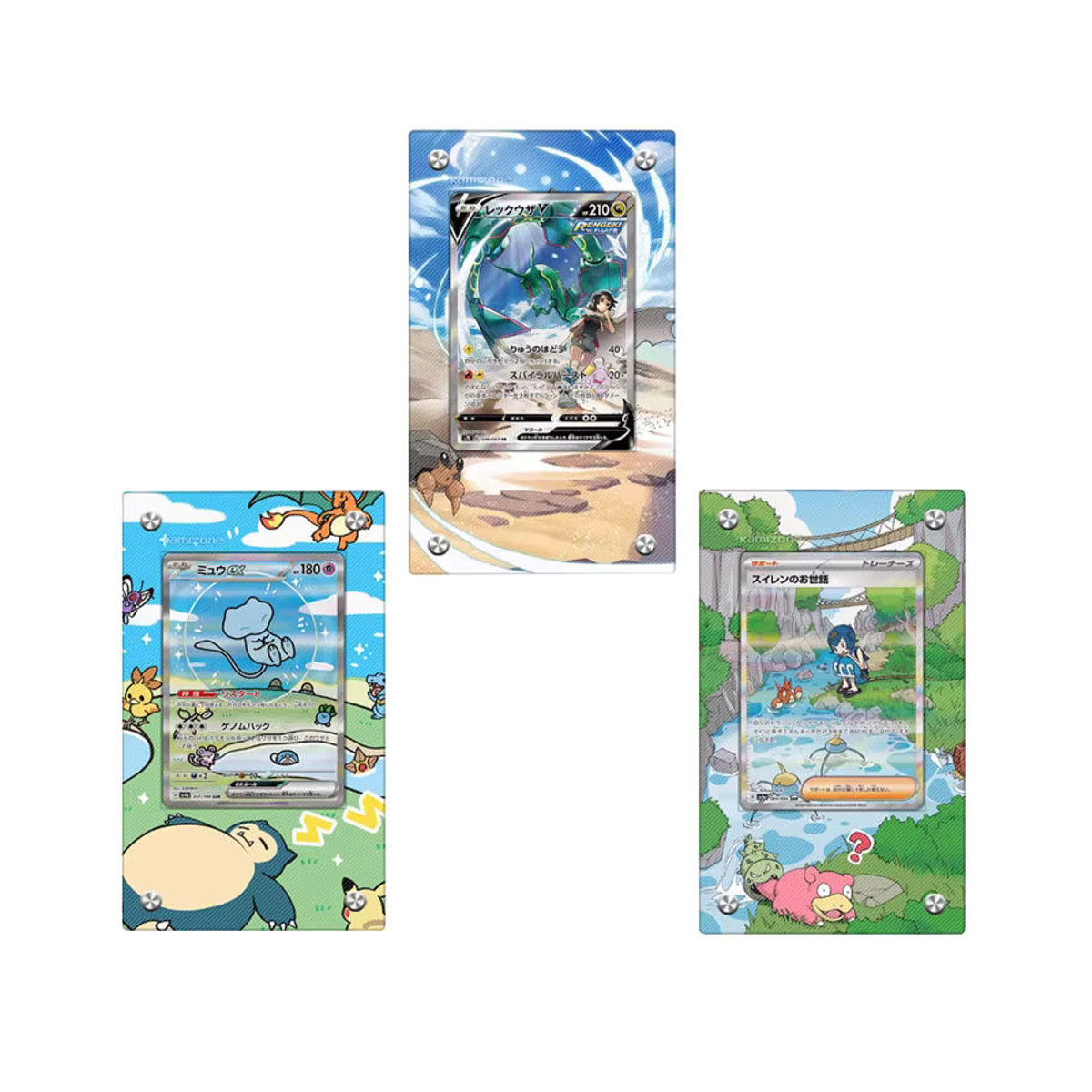 Transparentes Display Stand für Pokémon Sammelkarten von Takara Tomy als Tischaufsteller zur Dekoration - Bild 3
