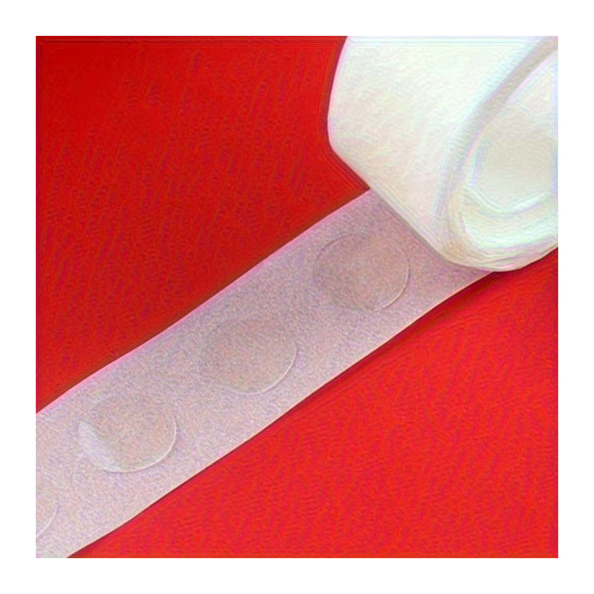 Transparentes doppelseitiges Gummi-Klebeband für Ballon-Dekorationen bei Geburtstagen, Hochzeiten oder Kinderfesten, 1/3 Rolle - Bild 4