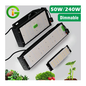 TRANYTON Intelligente LED-Pflanzenlampe mit Vollspektrum-Licht, 50 W bis 240 W, inklusive Dimmschalter und Haken für Blumen und Pflanzen