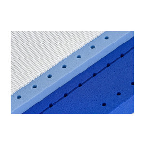 Träumeland Matratze Meeresbrise Schaum in Weiß und Blau B/T/H: 90 x 200 x 15 cm
