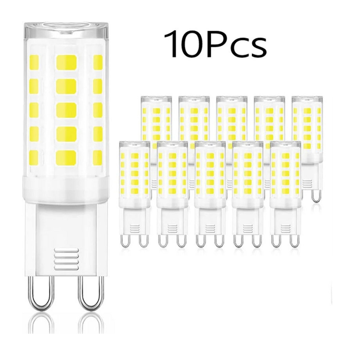 TRAZOS G9 LED-Birnen Set 10 Stück 5 W SMD2835 Maislicht Warmweiß oder Kaltweiß als Halogenersatz für 30 W 50 W 80 W - Bild 1