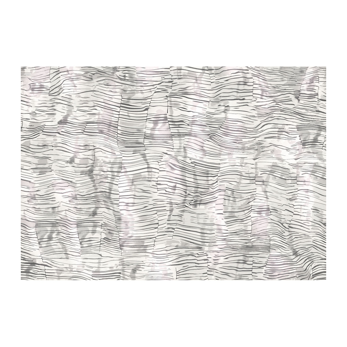 Tres Tintas Wandbild Reflection Concrete - Abstraktes modernes Design in Grau und Weiß im Querformat - Bild 1