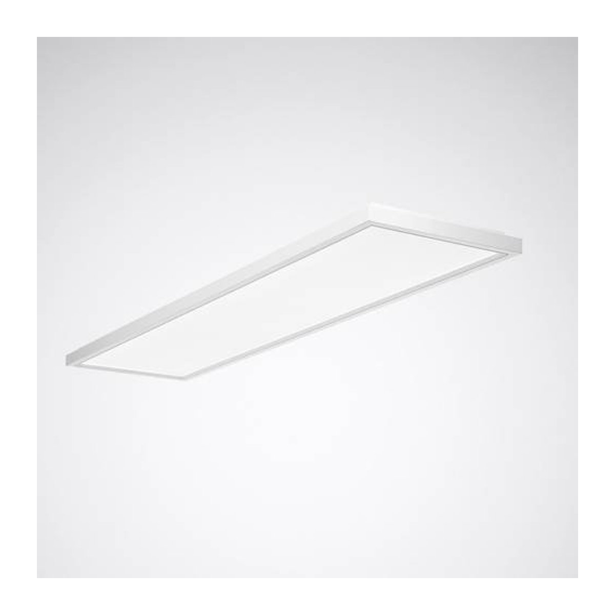 Trilux LED-Deckenleuchte in Weiß mit warmweißem Licht und minimalistischem Design - Bild 1