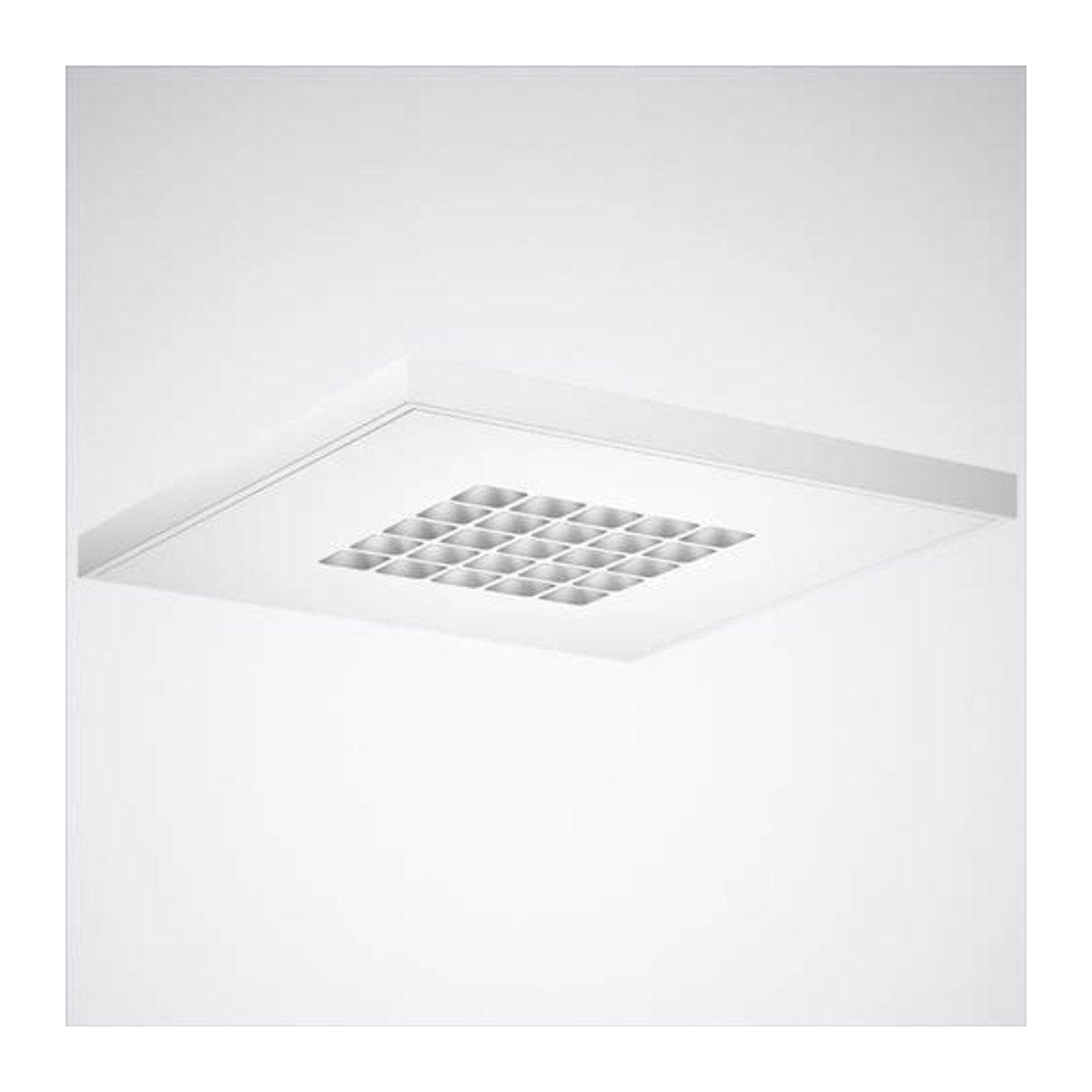 Trilux LED-Deckenleuchte in Weiß und Grau aus Metall für ein modernes Design - Bild 1