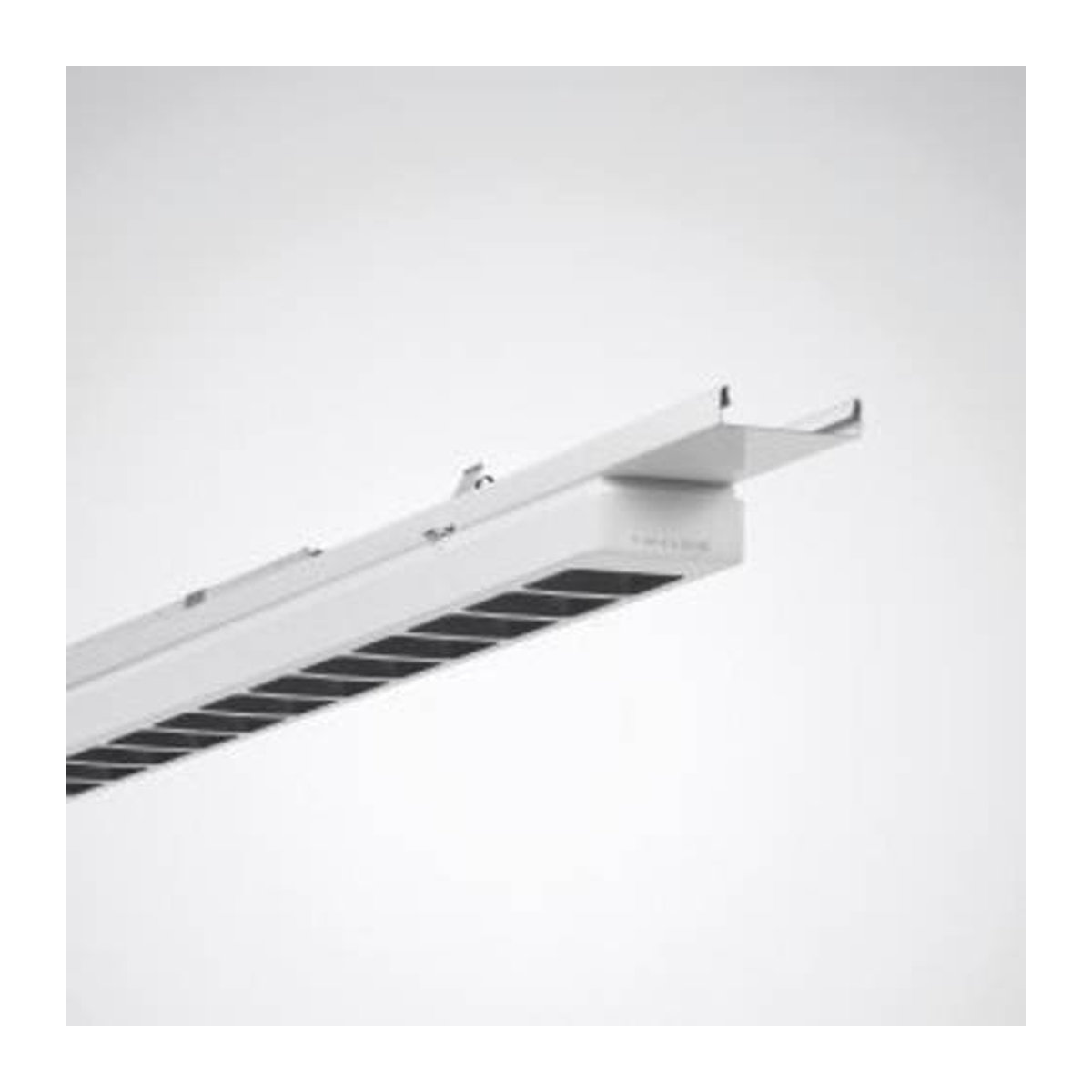 Trilux LED-Lichtbandleuchte 45W in Weiß mit Edelstahl und Polycarbonat - Bild 1