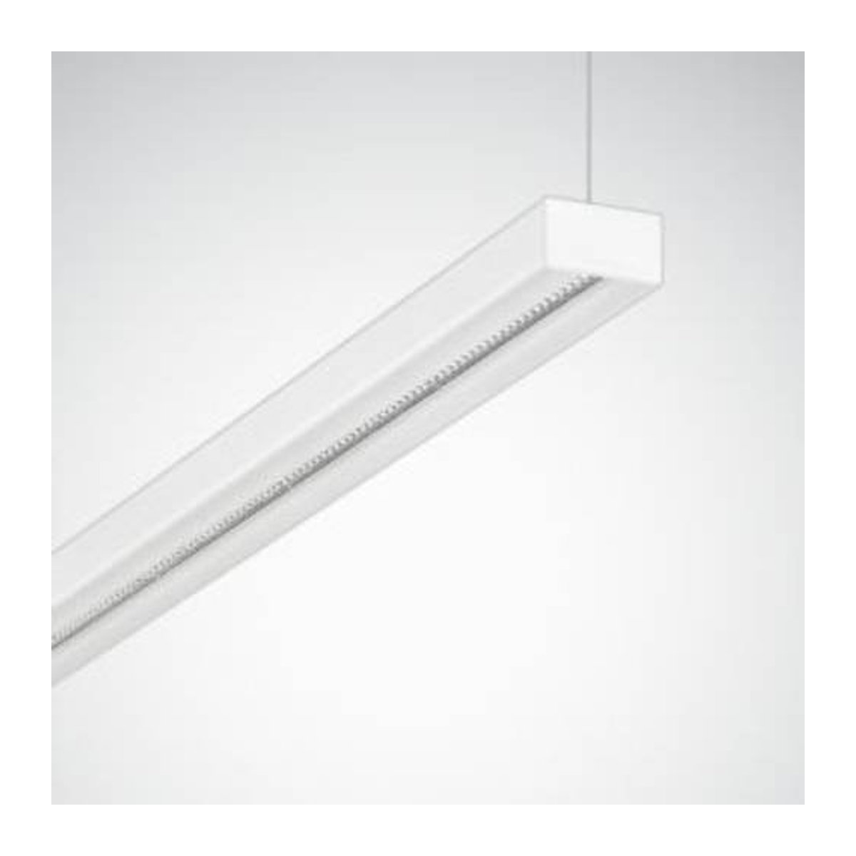 Trilux LED-Pendelleuchte 7919062 in Weiß mit warmweißem Licht und minimalistischem Design - Bild 1