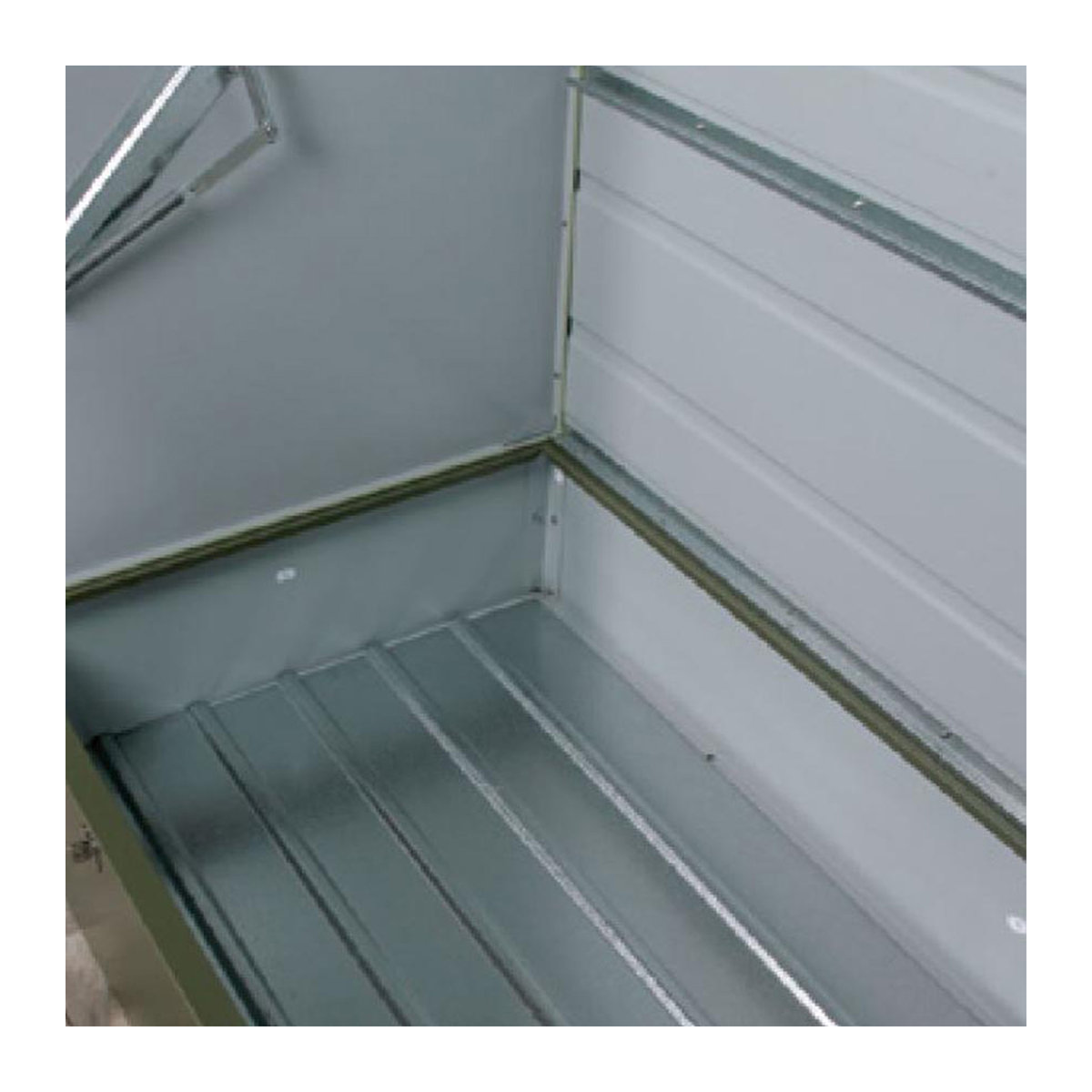 Trimetals Stowaway Metall Gerätebox und Fahrradbox aus Stahl, Anthrazit-Grau, B/T/H: 89 x 138 x 113 cm - Bild 2