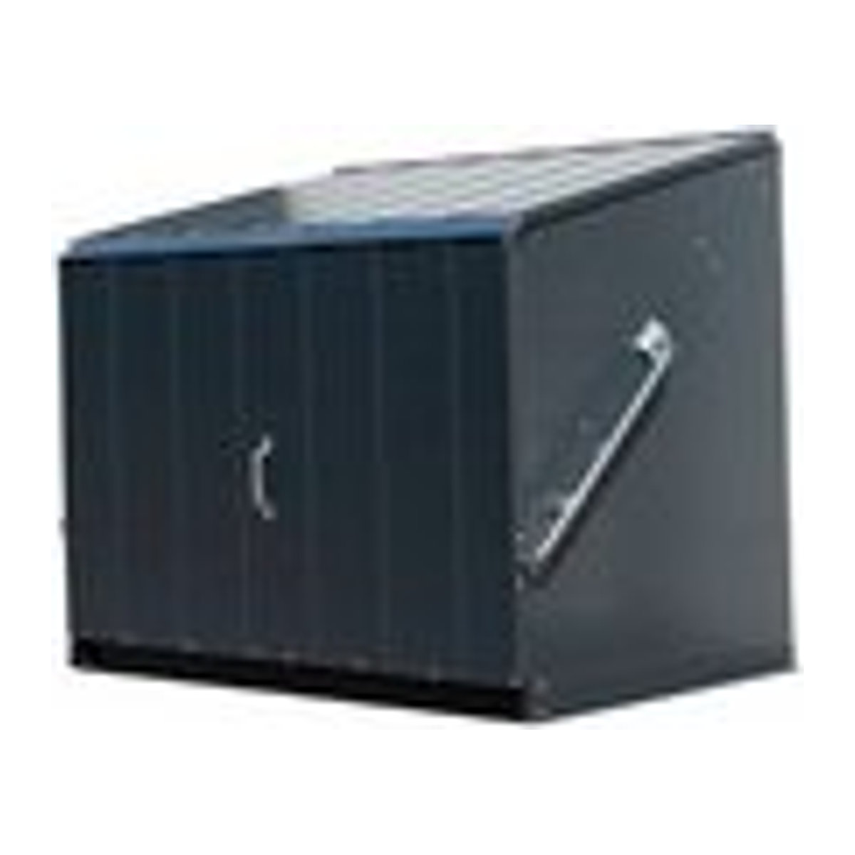 Trimetals Stowaway Metall Gerätebox und Fahrradbox aus Stahl, Anthrazit-Grau, B/T/H: 89 x 138 x 113 cm - Bild 6