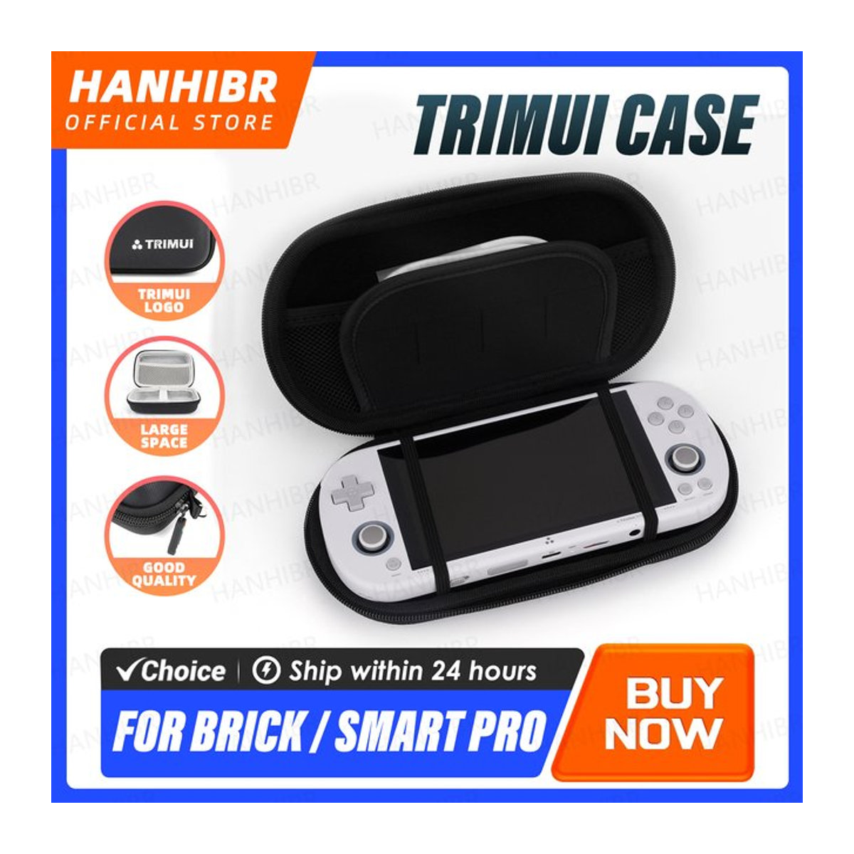 TRIMUI Original Schutzhülle für Brick Smartpro in Schwarz, Staubdichte und Kratzfeste Aufbewahrungstasche im minimalistischen Design - Bild 1