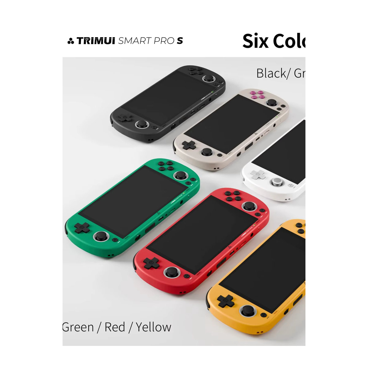 Trimui Smart Pro S TG5050 Handheld-Spielkonsole in Grau oder Rot mit 4,96 Zoll IPS-Display, Octa-Core 2,0GHz und 5000mAh Akku - Bild 5