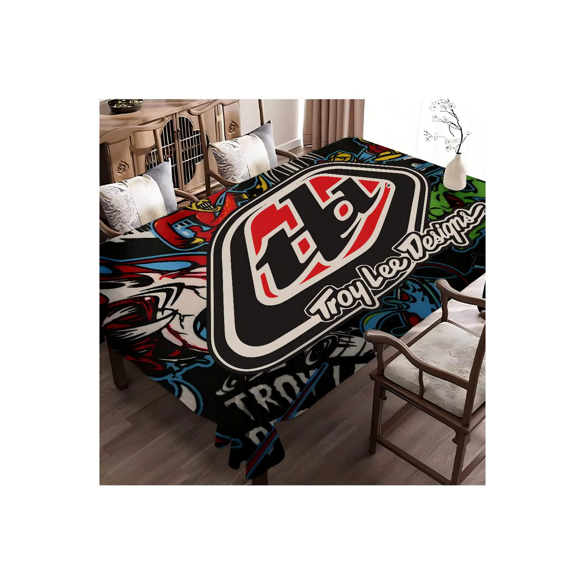 Troy Lee Designs wasserdichte Tischdecke für Tee- und Couchtische in Mehrfarbig - Bild 7