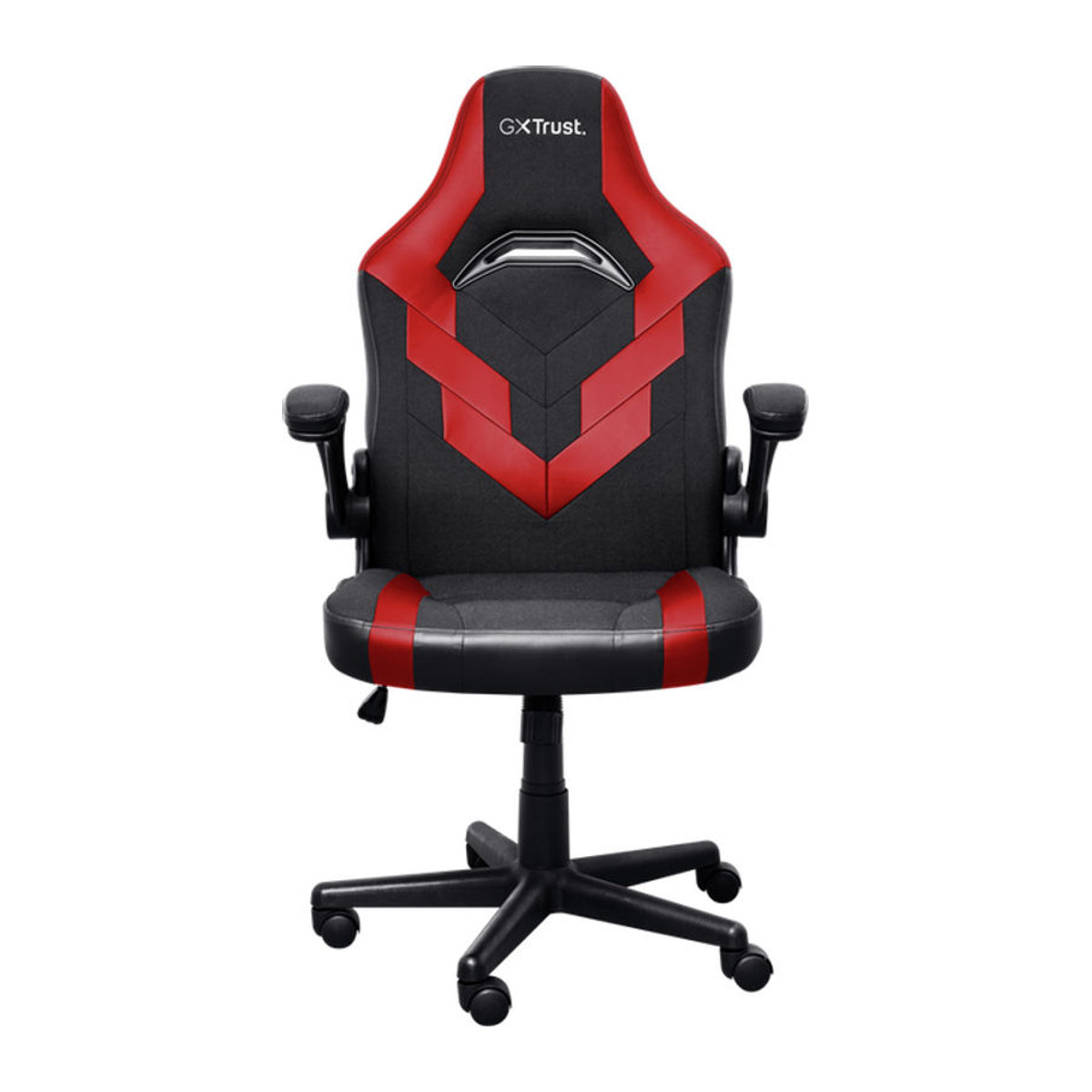 Trust GXT 703R Riye Gaming-Stuhl aus Kunstleder in Schwarz/Rot - Bild 3
