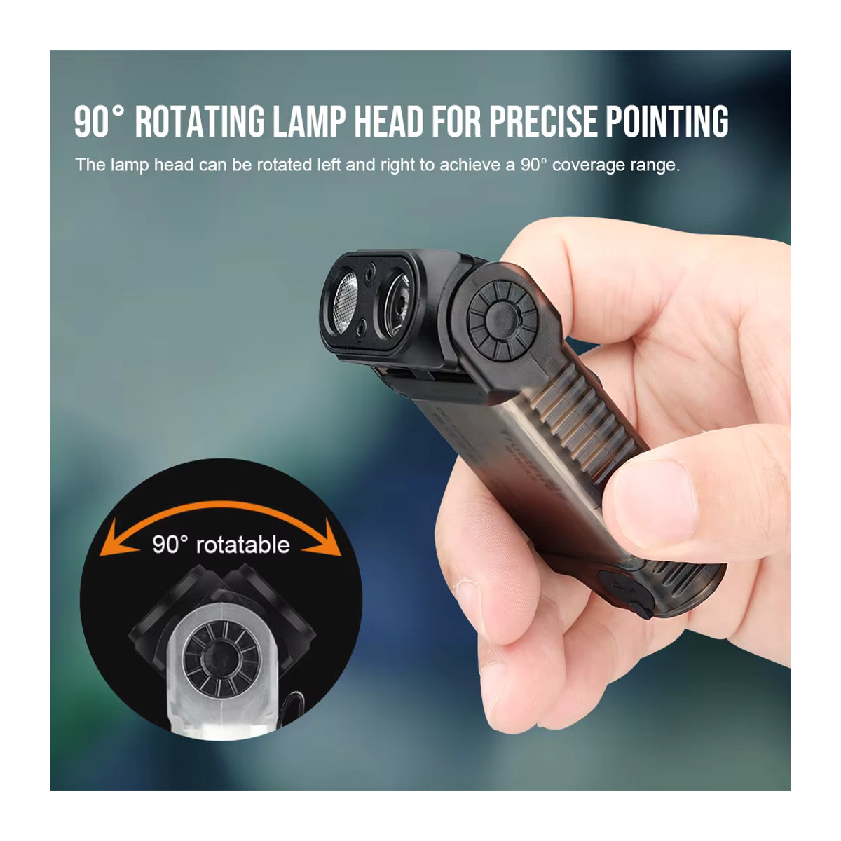 Trustfire MINIX5 EDC-Taschenlampe mit 750 Lumen, wiederaufladbare LED-Taschenlampe mit UV-Licht und Magnetfunktion für Camping und Outdoor - Bild 3