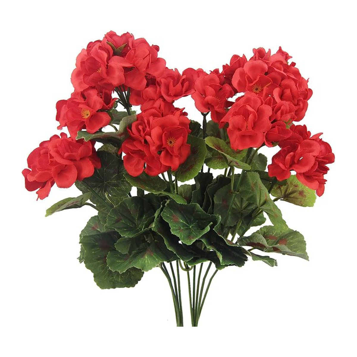 TTCY Künstliche Begonie Blumen Girlande aus Textil in Rosa und Rot für Hochzeitsdeko und Fensterbank-Dekoration - Bild 1