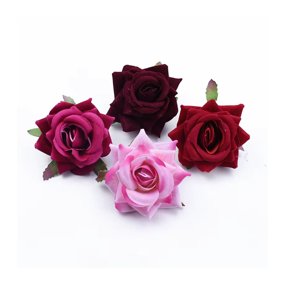TTCY Künstliche Blumen Bouquet aus Textil für Hochzeit und Dekoration, Mehrfarbig - Bild 2