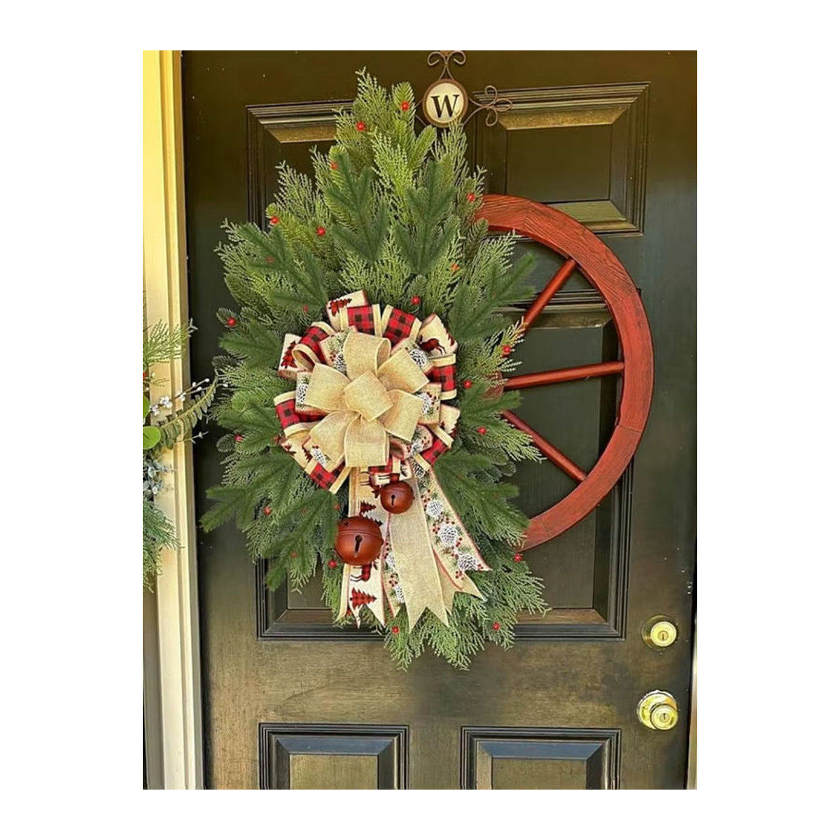 TTCY Künstliche Olivenzweige in Grün als Textil-Dekoration für Weihnachtsarrangements und Garten-DIY - Bild 2