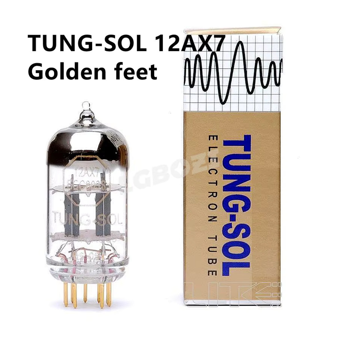 Tung-Sol TUNG-SOL 12AX7 Gold Nadel Röhren Paar für HIFI Audio Verstärker in Silber - Bild 3