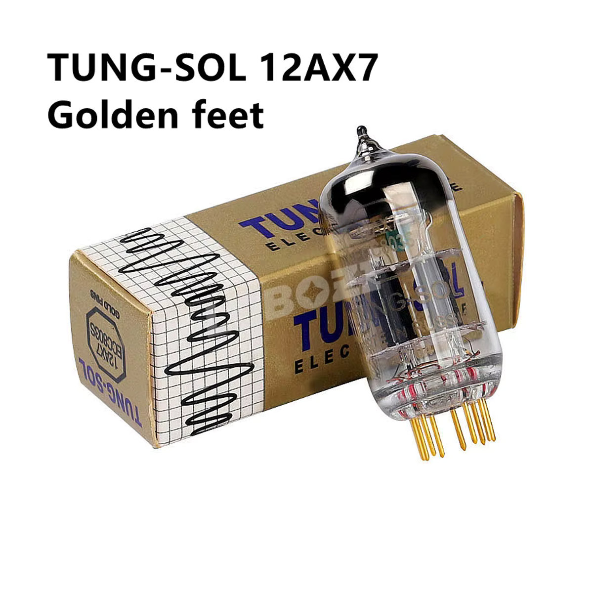 Tung-Sol TUNG-SOL 12AX7 Gold Nadel Röhren Paar für HIFI Audio Verstärker in Silber - Bild 4