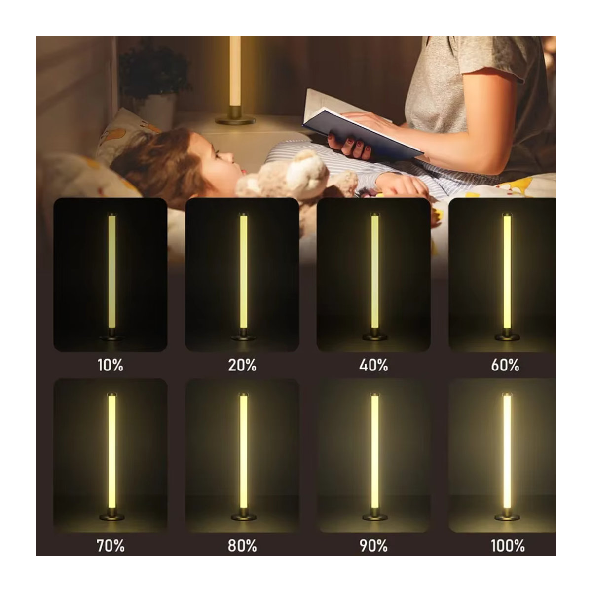Tuya RGB LED Musik Rhythmus Atmosphäre Nachtlicht mit App- und Bluetooth-Steuerung, Bunt, Modern - Bild 3