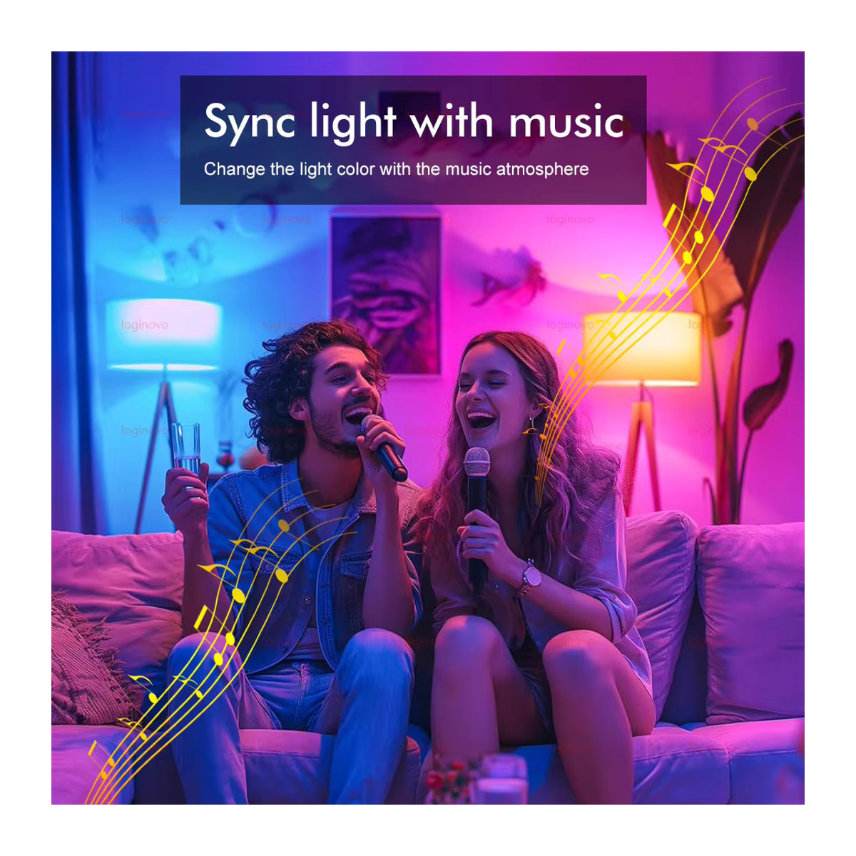 Tuya Smart LED Glühbirne E27 RGB Bunt mit App- und Sprachsteuerung für Alexa und Google Assistant - Bild 3