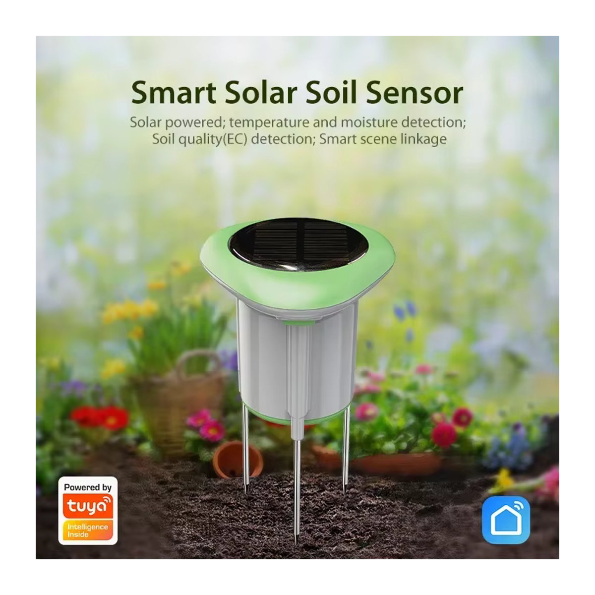 Tuya Smart Solar Boden-Sensor zur Messung von Temperatur, Feuchtigkeit und Bodenqualität für Garten und Landwirtschaft - Bild 6