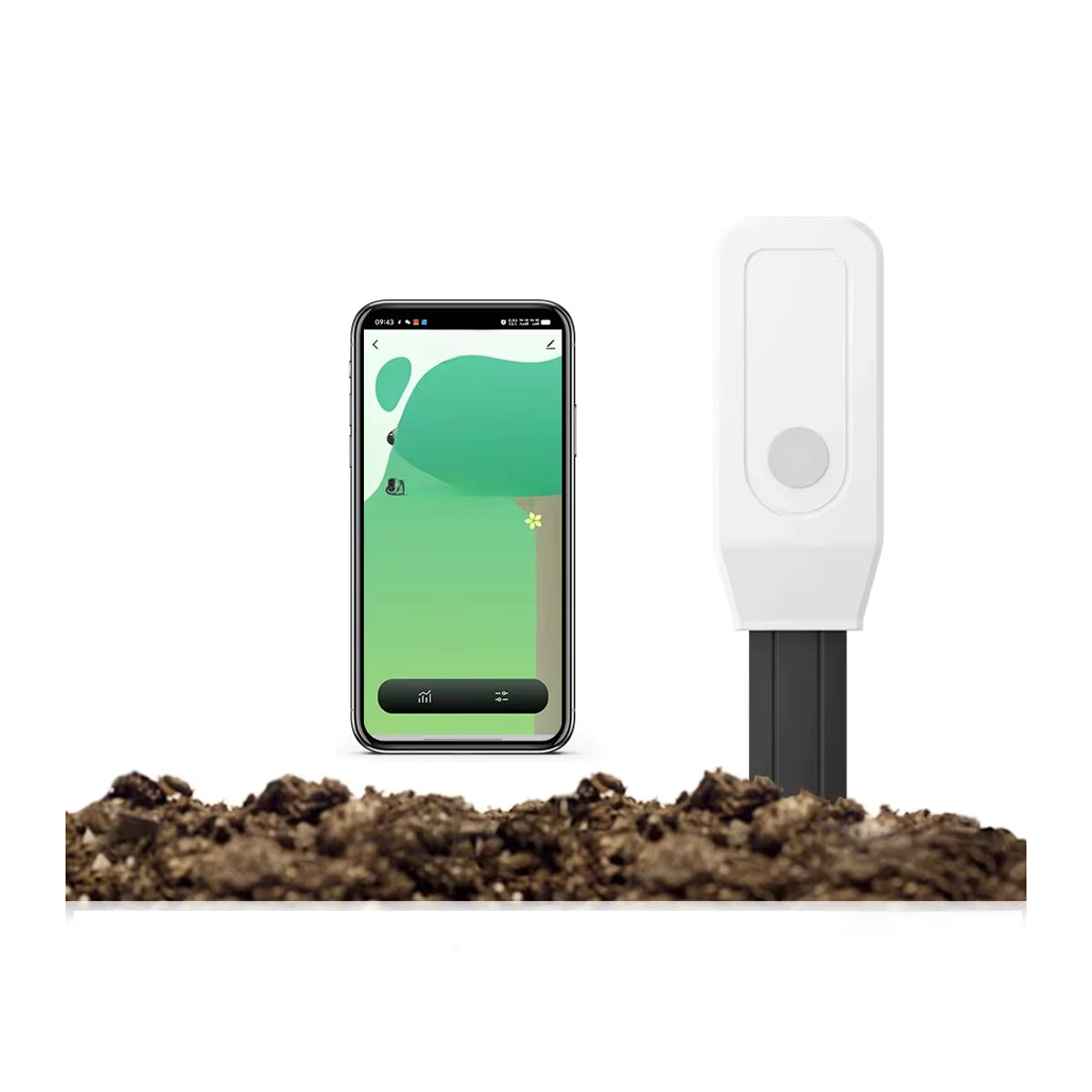 Tuya Wifi Boden-Sensor zur Messung von Feuchtigkeit und Temperatur für Pflanzen, Garten und Rasen - Bild 5