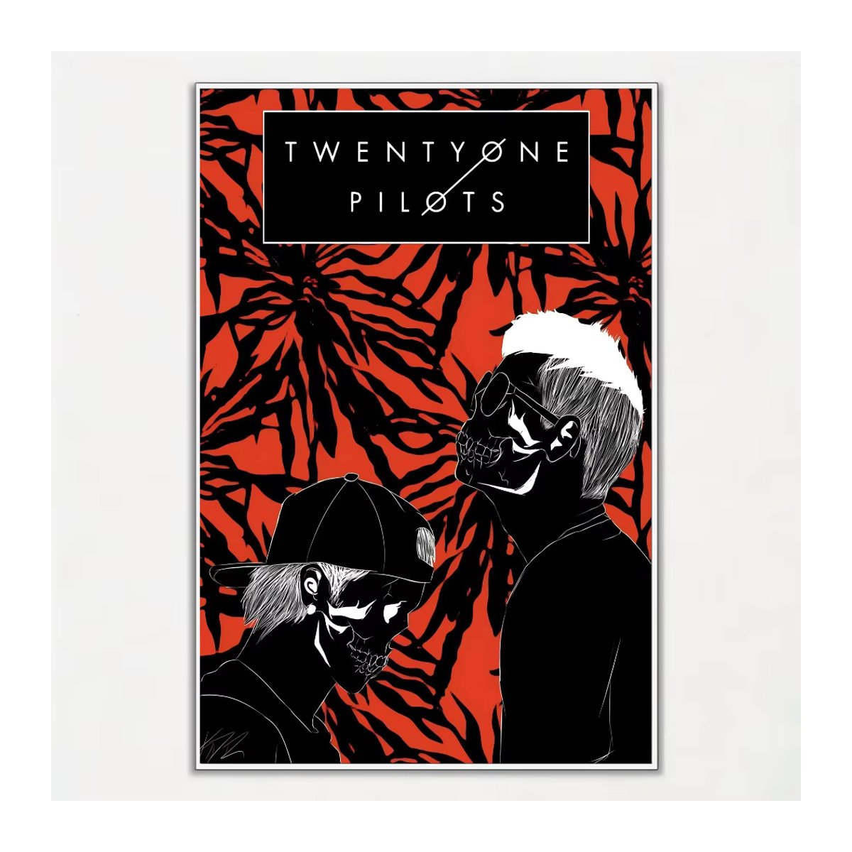 Twenty One Pilots Vintage Poster Porträt als mehrfarbiger Kunstdruck auf Papier für deine Wanddekoration - Bild 6
