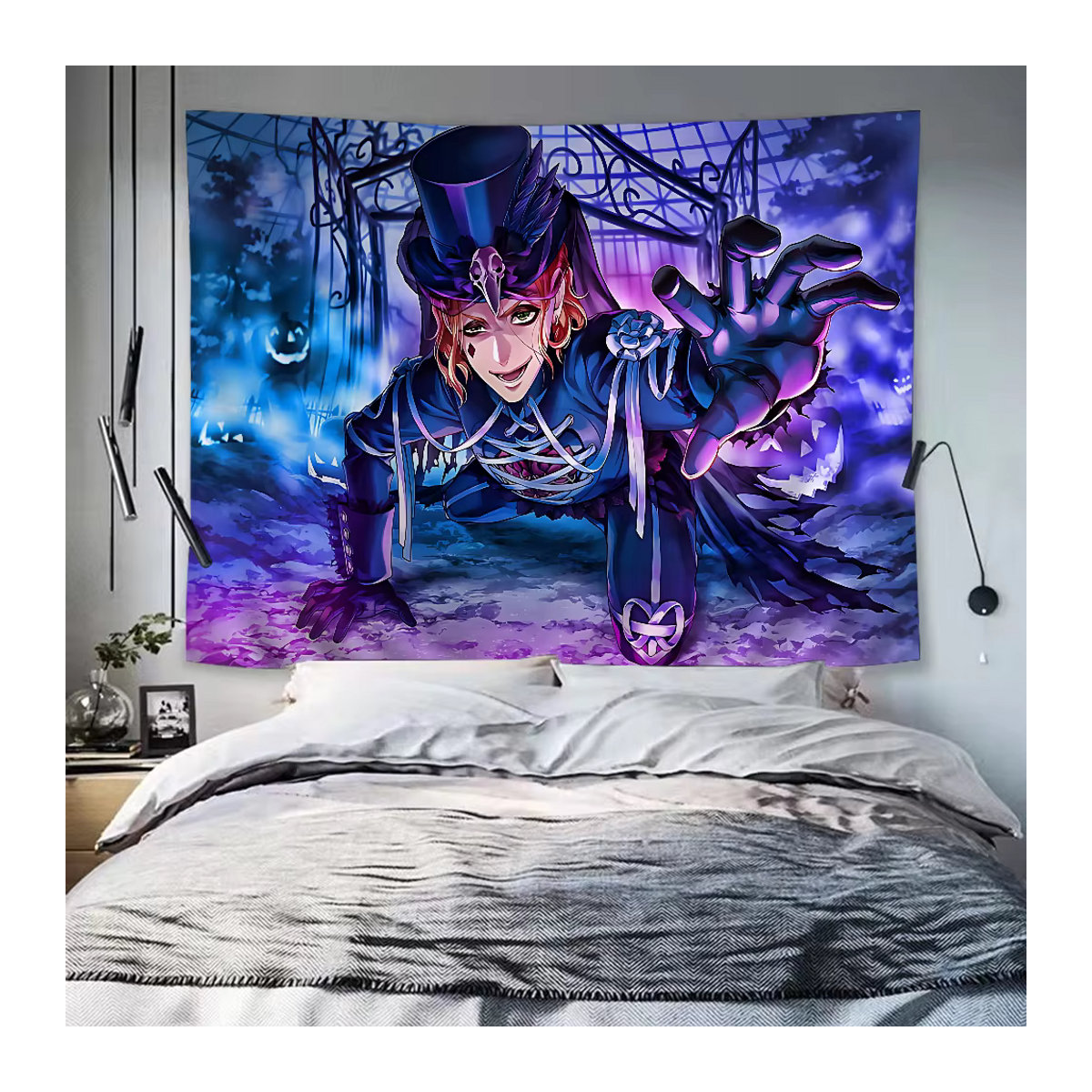 Twisted Wonderland Anime Wandteppich von Potdemiel in Mehrfarbig als rechteckiges Textil-Wanddekor - Bild 2