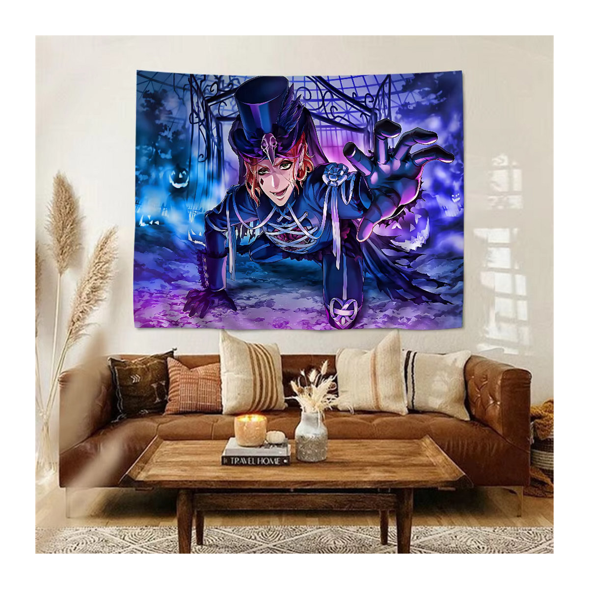 Twisted Wonderland Anime Wandteppich von Potdemiel in Mehrfarbig als rechteckiges Textil-Wanddekor - Bild 4
