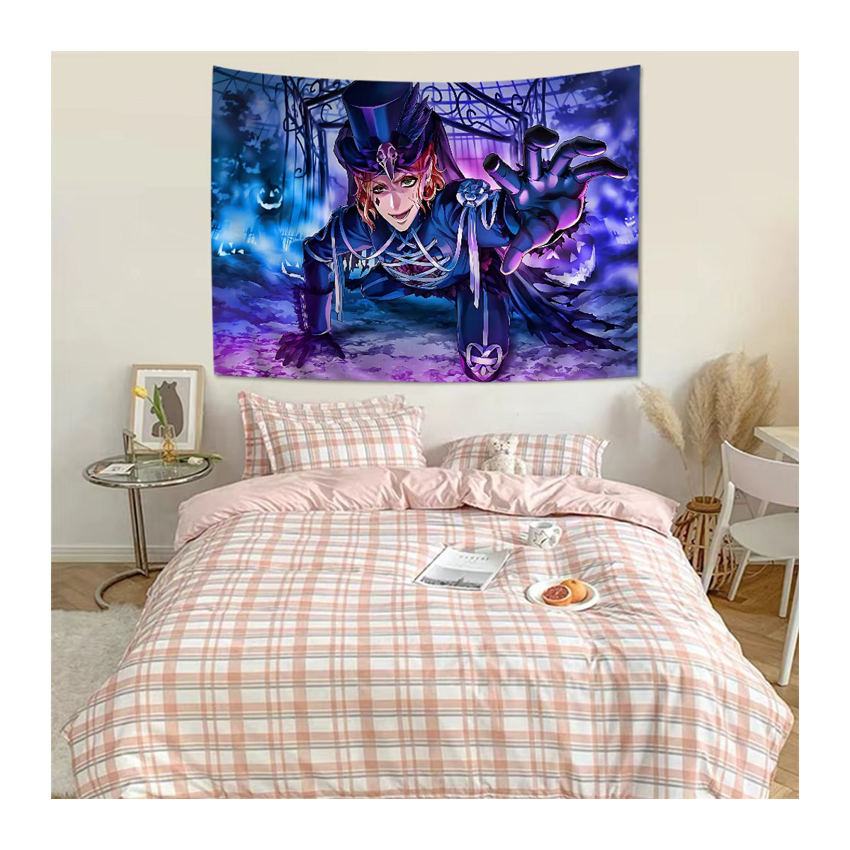 Twisted Wonderland Anime Wandteppich von Potdemiel in Mehrfarbig als rechteckiges Textil-Wanddekor - Bild 5